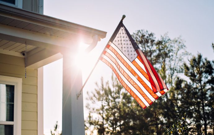 illegal migrants american flag pride